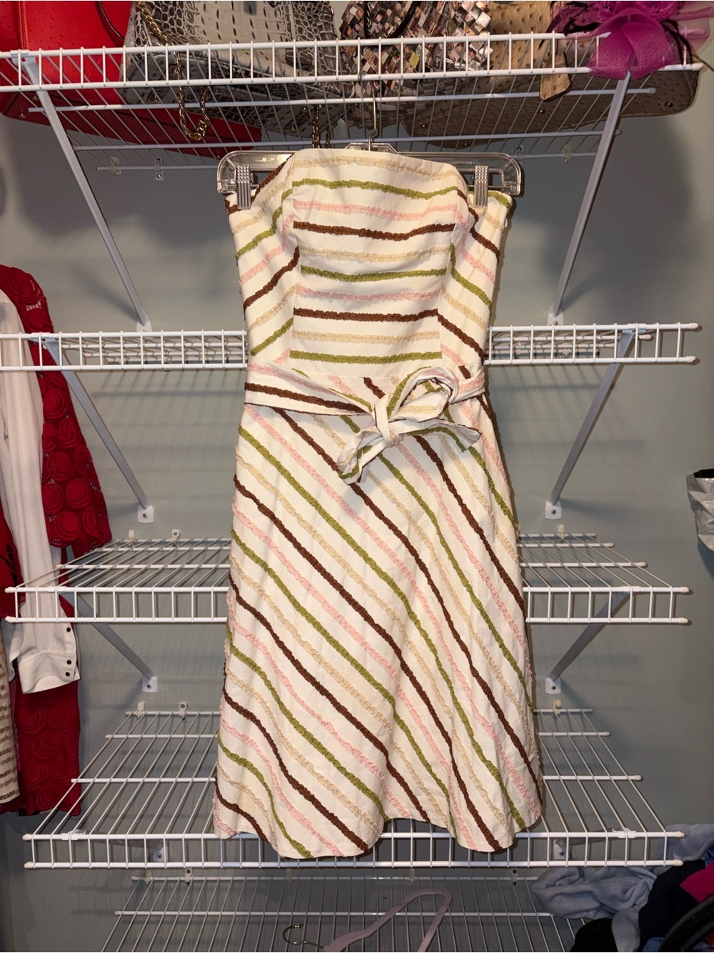 Nell Couture Strapless Lined Summer Dress, Stunning Condition!